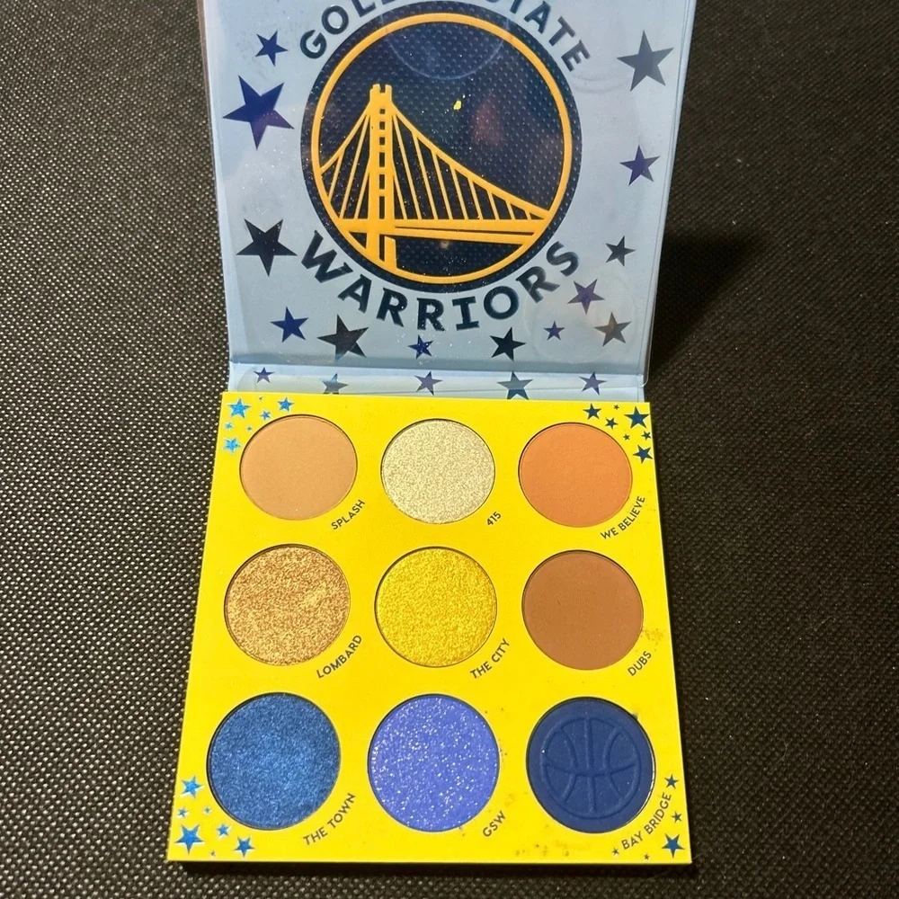 ColourPop x NBA Golden State Warriors Eyeshadow Pressed Powder Palette .3 oz